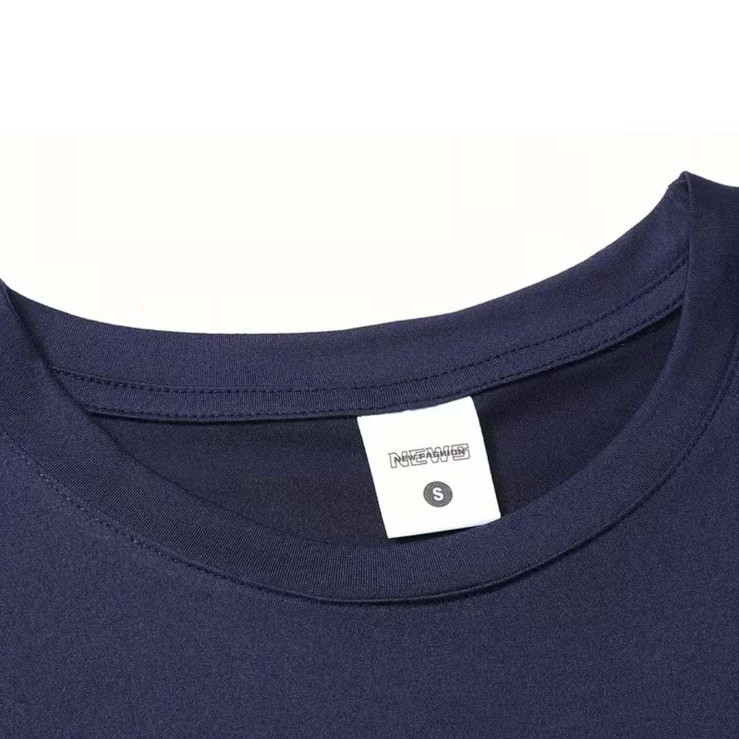 Herren Basic-T-Shirt mit Kurzarm